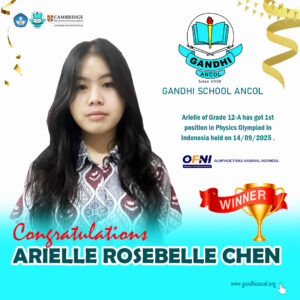 Congratulations to Arielle Chen