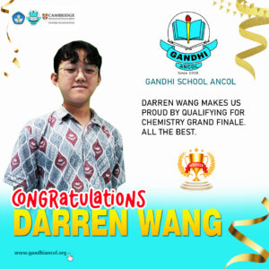 Congratulations Darren Wang