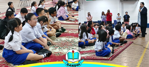 Story telling activity in primary school