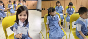 Polio Vaccination drops administered to young ones at School