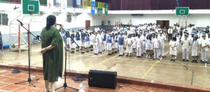 Morning Assembly conducted by 9B